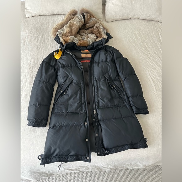 PARAJUMPERS Long Bear Down Coat /Black xsmall - Picture 5 of 12